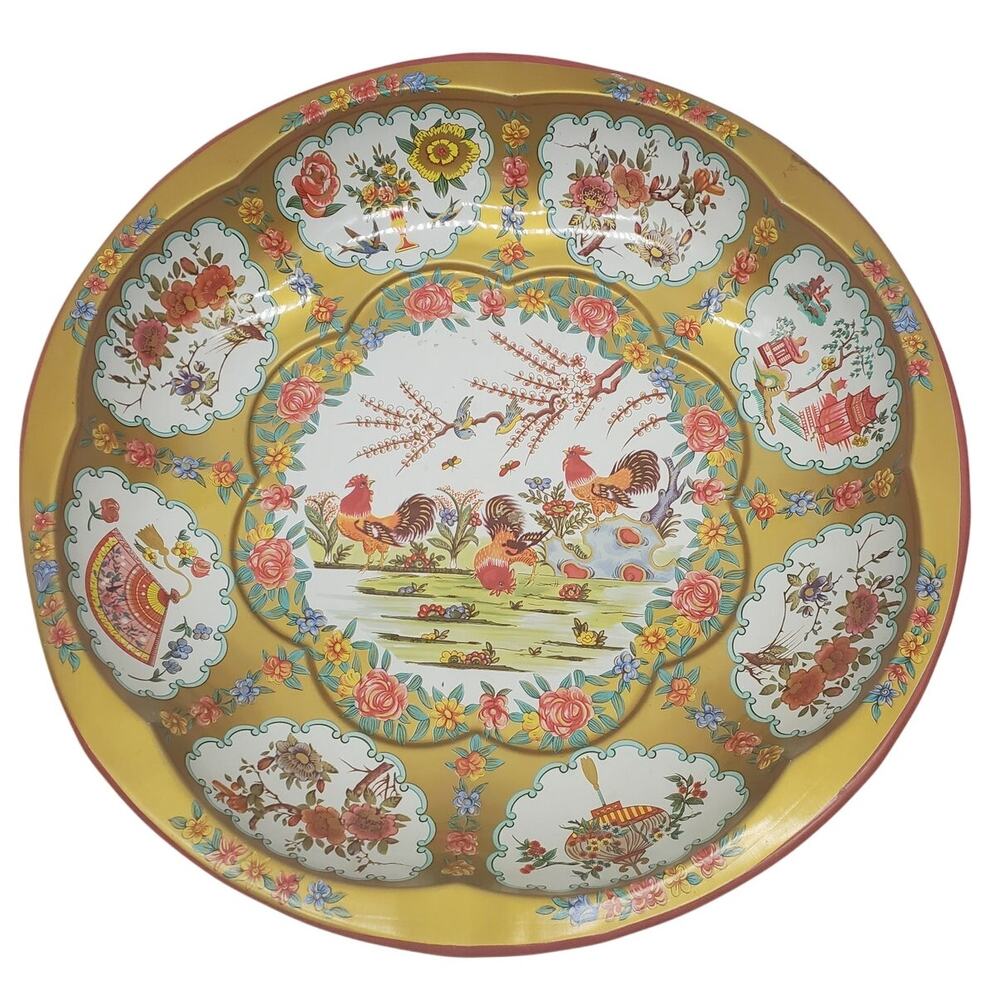 Daher Decorated Ware 1971 - Tin Bowl - Made in England